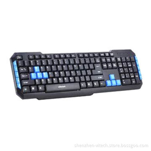 Cool Hot Popular Computer Keyboard with 10 Media Keys